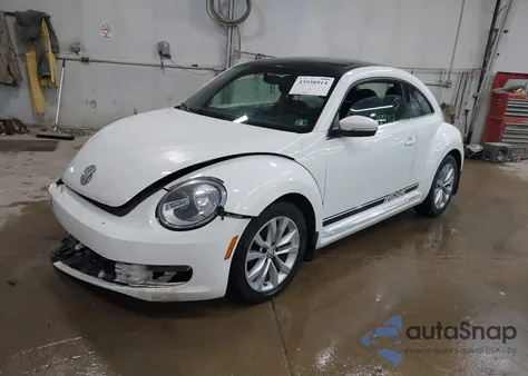 2014 Volkswagen Beetle 2.0L Tdi из США, поврежденный, VIN 3VWRL7AT4EM605513